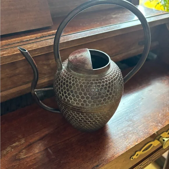 Vintage Japanese Bonsai Watering Can with Rare Stipple Pattern - Picture 2 of 7